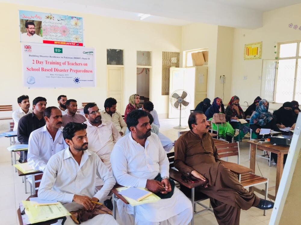 School Teachers Training on Disaster prepardness